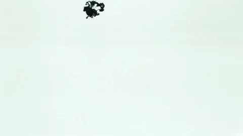 Abstract Black Ink motion Stock Footage 90719783