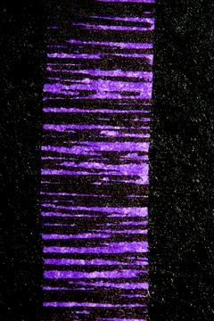 Abstract Black Ink Pen Scribbles and Lines on a Coloured Background Foto stock