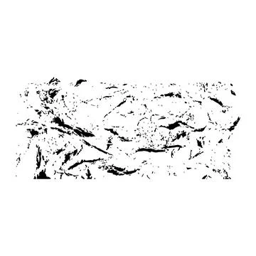 Abstract black ink splatters and jagged lines form a textured pattern. Stock Illustration