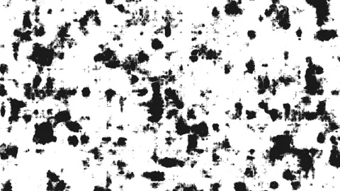 Abstract black ink splatters on white background with horizontal lines movi.. Stock Footage 340949546