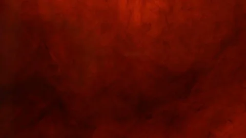Abstract black ink in water on a red background Stock-Footage 76280191