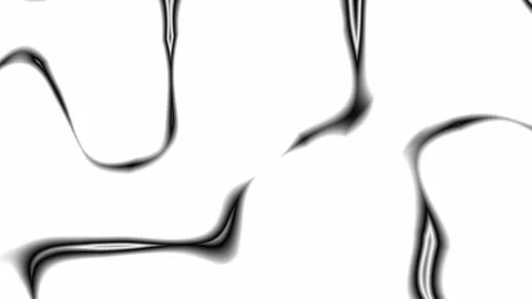 Abstract black ink web pattern growing and spreading on white background Video stock 330902925