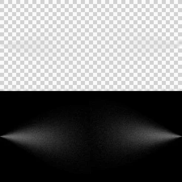 Abstract Black Light Glow Overlay Effect Isolated on Transparent Background PNG Stock Illustration