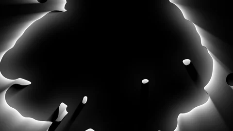 Abstract Black Liquid Design Vídeo Stock 124963498