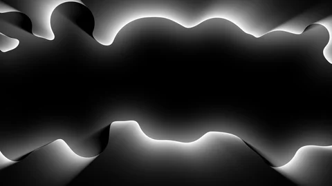 Abstract Black Liquid Design Stock Footage 124964328