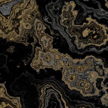 Abstract Black Marble texture. Can be used for background or wallpaper. Stock Illustration