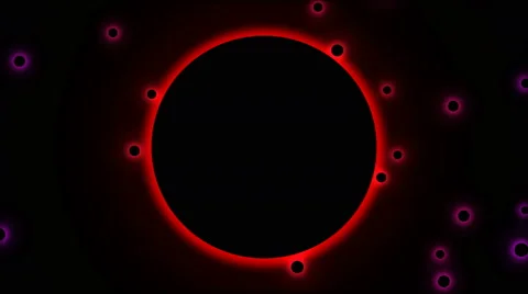 Abstract Black Merging Particles - Loop Red Stock Footage 45568439
