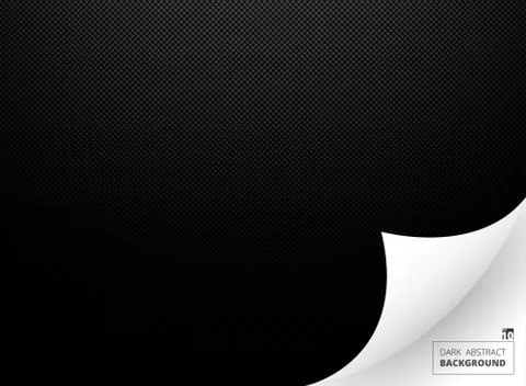 Abstract of black metallic background with white stripe lines pattern. Stock Illustration