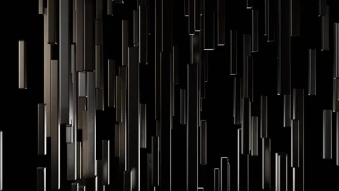 Abstract Black Metallic Bars Background Stock Footage 315365811