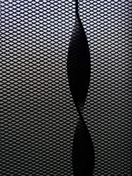 Abstract Black Metallic Mesh Screen Surface Texture Stock Photos