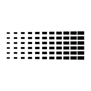 Abstract black pattern creating progression speed effect Stockillustratie
