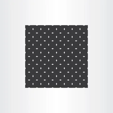 Abstract black pattern vector geometric background illustration Illustrazione stock