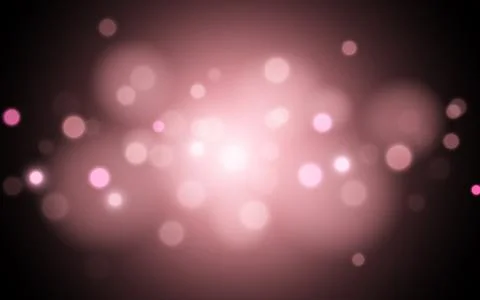 Abstract Black Pink Soft Light Colors Background with Bokeh Stock Illustration
