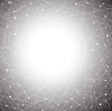 Abstract black polygons background Illustrazione stock