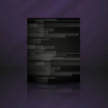 Abstract Black Rectangle Shapes Background. Abstract Black Rectangle Shape... Stock Photos
