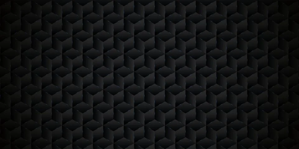 Abstract black rectangular Geometric background with blue light.   vector Stock Illustration