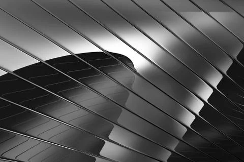 Abstract Black Reflective Background Stock Illustration