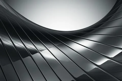 Abstract Black Reflective Background Stock Illustration