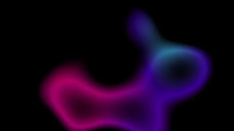 Abstract black scene with neon gradient. Blue, purple, pink hues 스톡 동영상 332921188