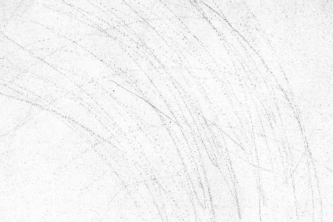Abstract black scratch lines on a white concrete wall surface for texture bac Stock Photos