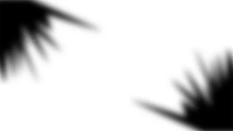 Abstract black shape for comic book Stock Illustration