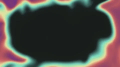 Abstract Black Shape With Purple and Teal Hues background Stock Footage 338123814