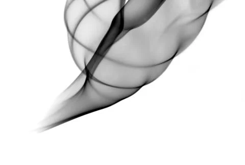 Abstract black smoke Stock Illustration