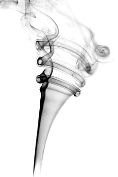 Abstract black smoke Stock Photos