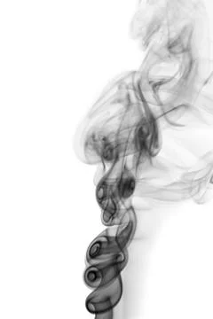 Abstract black smoke Stock Photos