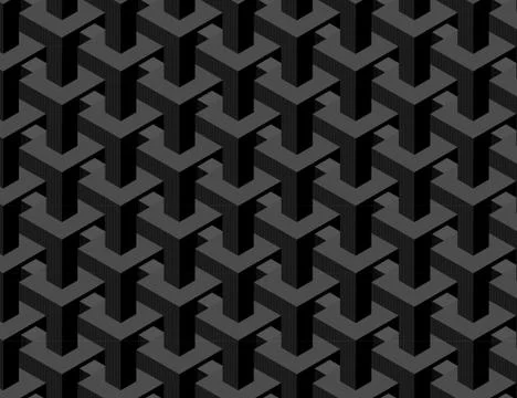 Abstract Black Square pattern background Stock Illustration