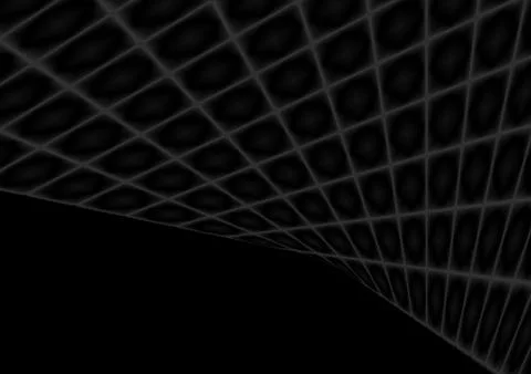Abstract black squares tech perspective background イラスト素材