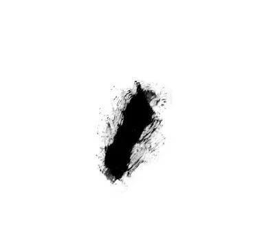 Abstract black stroke paint brush for draw Stock Illustration