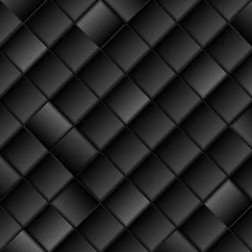 Abstract black tech squares vector background Stockillustratie
