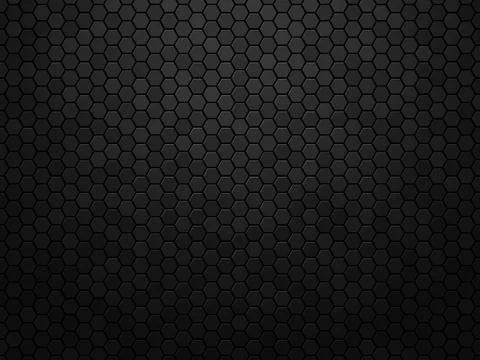 Abstract black texture background hexagon Illustrazione stock