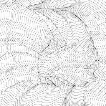 Abstract black thin lines background. 스톡 일러스트