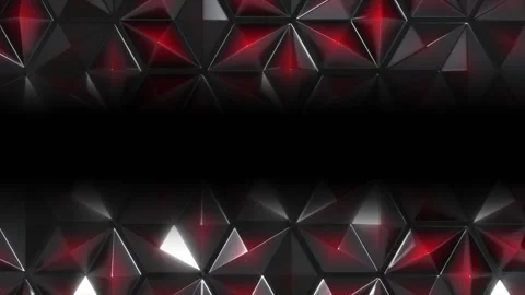Abstract black triangle diamond loop background Stock Footage 174197386
