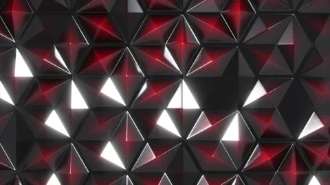 Abstract black triangle diamond loop background Stock Footage 174197387