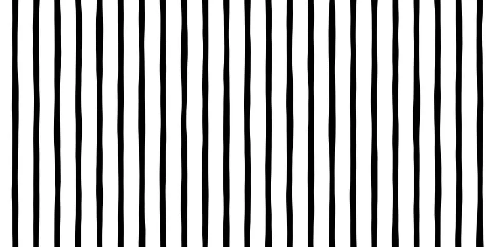 Abstract black vertical parallel brush line stripes pattern isolated on whi.. Illustrazione stock