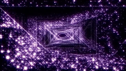 Abstract black violet animated background Stock Footage 152737275