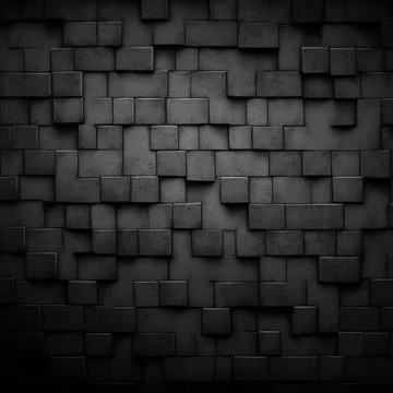 Abstract black wall texture background Stock Illustration