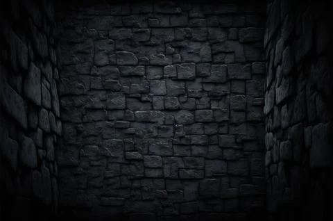 Abstract black wall texture background Stock Illustration