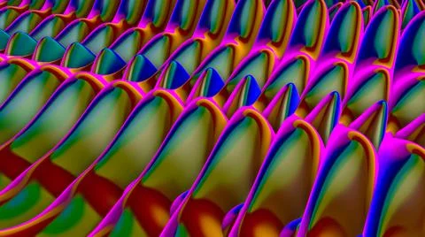 Abstract black wave three-dimensional background. 3d render illustration Stock Illustration