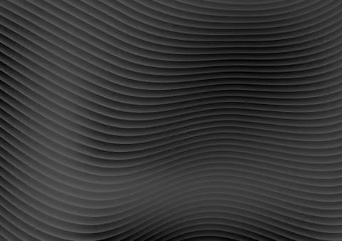 Abstract black waves and lines pattern design Stock Illustration