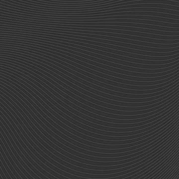 Abstract black waves and lines pattern Illustrazione stock