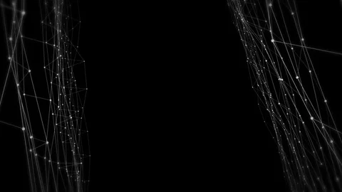 Abstract Black Waving Grid Background Stock Footage 84176741