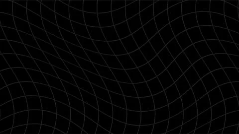 Abstract black wavy grid mesh background with digital network pattern. 스톡 일러스트