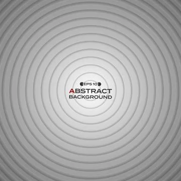 Abstract black white gradient circle background. Stock Illustration