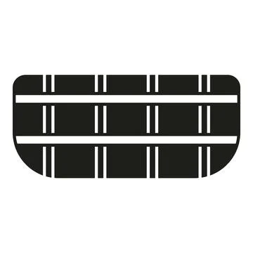 Abstract black white lines grid pattern design Stock Illustration
