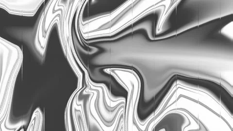 Abstract Black White Liquid Marble Background Stock Illustration