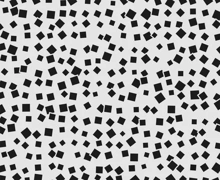 Abstract black white pixel seamless pattern background Stock Illustration